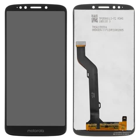 Дисплей Motorola Moto E5 Plus, XT1924, черный | с тачскрином | High Copy | дисплейный модуль, экран, монитор