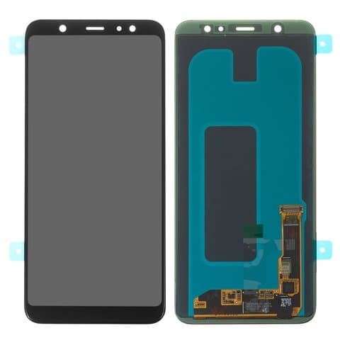 Дисплей Samsung SM-A605 Galaxy A6 Plus (2018), черный | с тачскрином | Original (Сервис-Центр), AMOLED, GH97-21878A, GH97-21907A | дисплейный модуль, экран