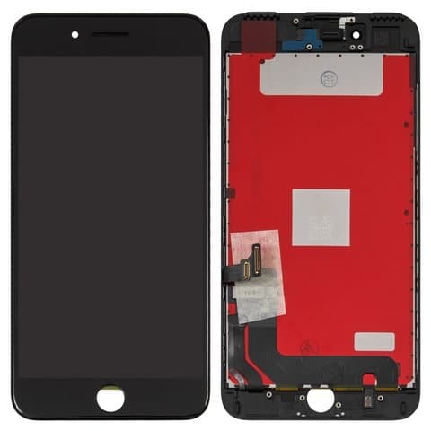Дисплей Apple iPhone 7 Plus, черный | с тачскрином | High Copy | дисплейный модуль, экран