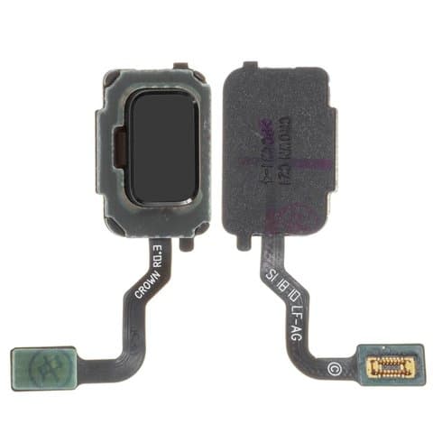 Шлейф Samsung SM-N960 Galaxy Note 9, сканера отпечатка пальца (Touch ID), чорний, Midnight Black, Original (PRC)