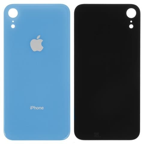 Задняя крышка Apple iPhone XR, голубая, нужно снять стекло камеры, small hole, Original (PRC) | корпус, панель аккумулятора, АКБ, батареи