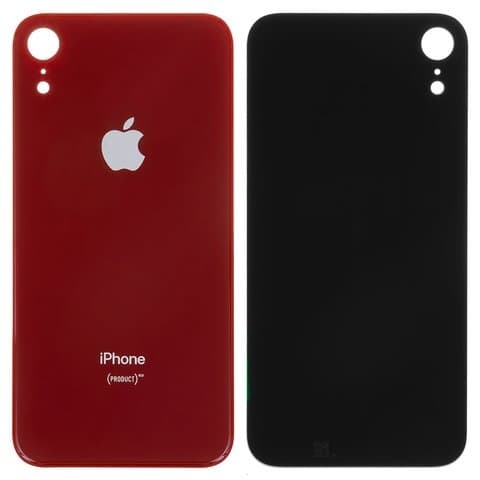 Задняя крышка Apple iPhone XR, красная, нужно снять стекло камеры, small hole, Original (PRC) | корпус, панель аккумулятора, АКБ, батареи