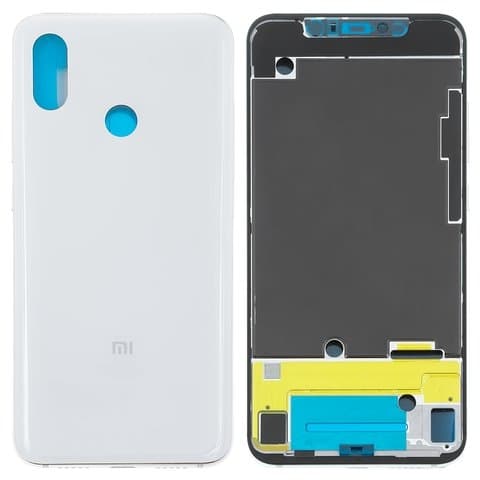 Корпус Xiaomi Mi 8, M1803E1A, Original (PRC), білий, с боковыми кнопками, (панель, панели)