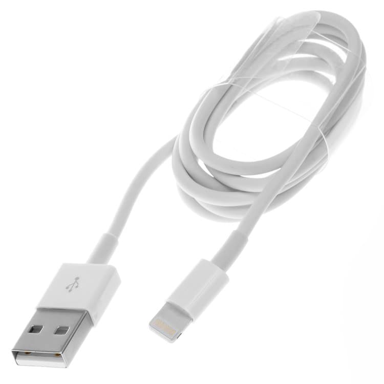 USB-кабель, Lightning, 100 см, білий