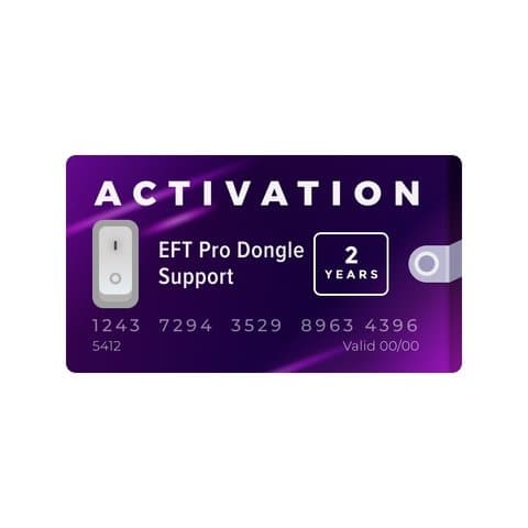 Активация поддержки донгла EFT Pro на 2 года