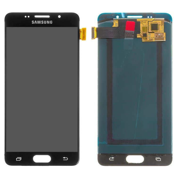 Дисплей Samsung SM-A510 Galaxy A5 (2016), черный | с тачскрином | High Copy, OLED | дисплейный модуль, экран