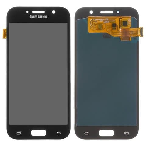 Дисплей Samsung SM-A520 Galaxy A5 (2017), черный | с тачскрином | High Copy, OLED | дисплейный модуль, экран