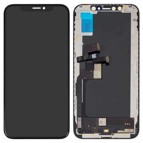 Дисплей Apple iPhone XS, черный | с тачскрином | Original (реновация), AMOLED | дисплейный модуль, экран