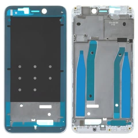 Рамка (основа) крепления дисплея Xiaomi Redmi 4X, белая, Original (PRC)