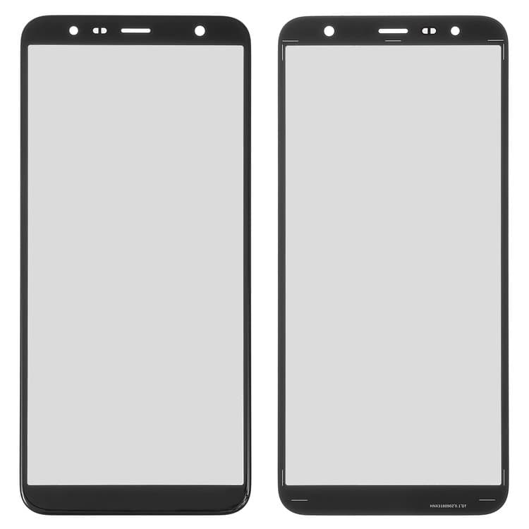 Стекло дисплея Samsung SM-J415 Galaxy J4 Plus, SM-J610 Galaxy J6 Plus, черное | стекло тачскрина