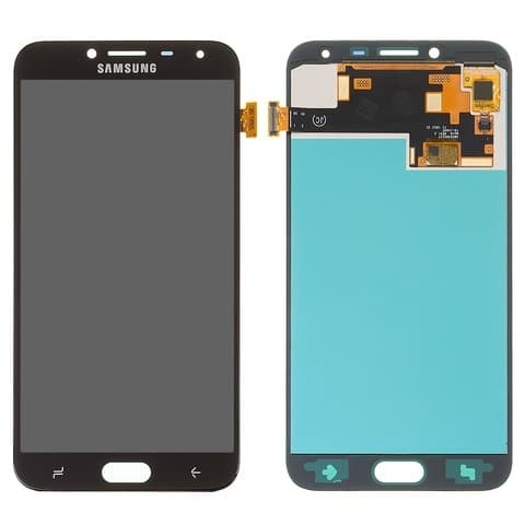 Дисплей Samsung SM-J400 Galaxy J4 (2018), чорний | з тачскріном | High Copy, OLED | дисплейный модуль, экран