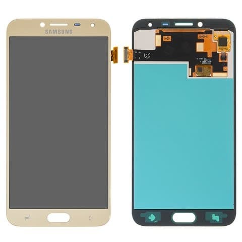 Дисплей Samsung SM-J400 Galaxy J4 (2018), золотистый | с тачскрином | High Copy, OLED | дисплейный модуль, экран, монитор