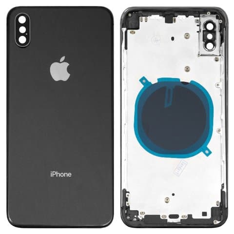Корпус Apple iPhone XS Max, черный, полный комплект, Original (PRC), (панель, панели)