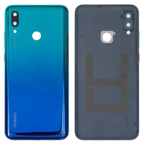Задняя крышка Huawei P Smart (2019), POT-LX1, POT-LX1AF, POT-LX1RU, POT-LX2J, POT-LX3, голубая, Aurora Blue, Original (PRC) | корпус, панель аккумулятора, АКБ, батареи