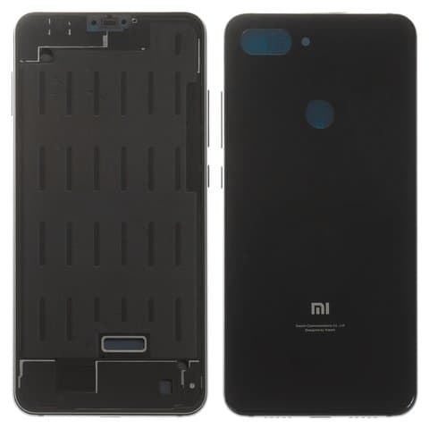 Корпус Xiaomi Mi 8 Lite, M1808D2TG, черный, Original (PRC), (панель, панели)