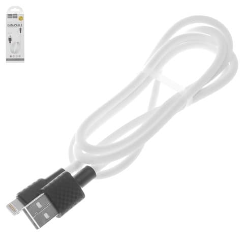 USB-кабель Hoco X29, Lightning, 2.4 А, 100 см, білий