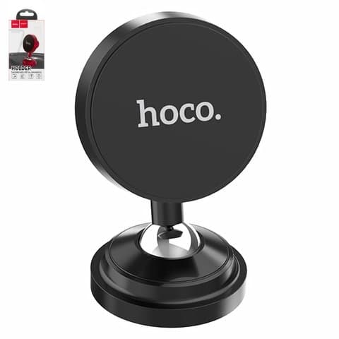 Автодержатель Hoco CA36, магнитный, клейкая основа, черный
