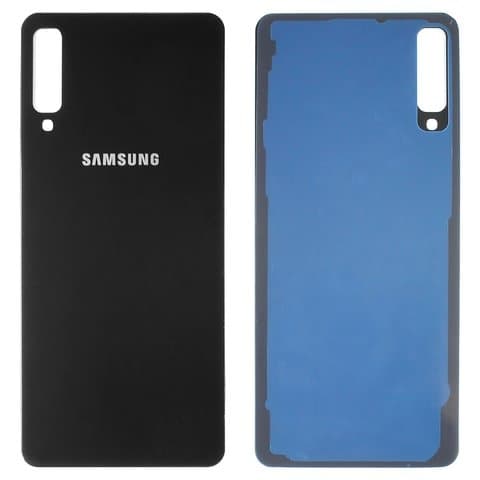 Задняя крышка Samsung SM-A750 Galaxy A7 (2018), черная, Original (PRC) | корпус, панель аккумулятора, АКБ, батареи