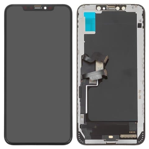 Дисплей Apple iPhone XS Max, черный | с тачскрином | High Copy, IPS | дисплейный модуль, экран, монитор