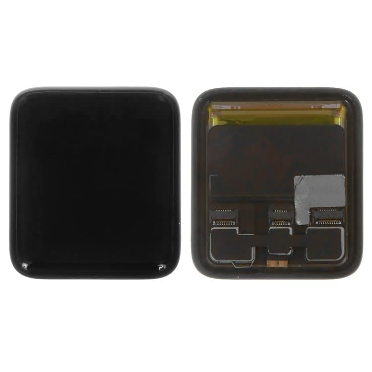 Дисплей Apple Watch 3 42mm, черный | с тачскрином | GPS, оригинал | дисплейный модуль, экран, монитор