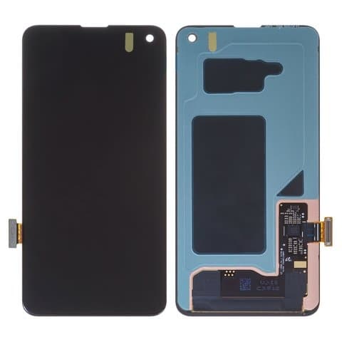Дисплей Samsung SM-G970 Galaxy S10e, черный | с тачскрином | Original (реновация) | дисплейный модуль, экран, монитор