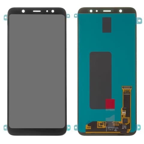Дисплей Samsung SM-A605 Galaxy A6 Plus (2018), SM-J805 Galaxy J8 Plus, черный | с тачскрином | Original (реновация), AMOLED | дисплейный модуль, экран, монитор