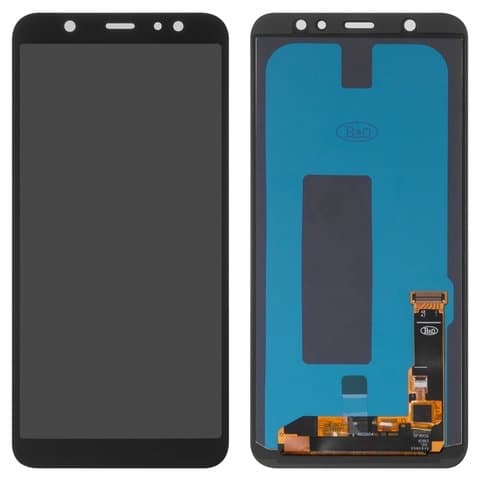 Дисплей Samsung SM-A605 Galaxy A6 Plus (2018), SM-J805 Galaxy J8 Plus, чорний | з тачскріном | High Copy, OLED, с широким ободком | дисплейный модуль, экран
