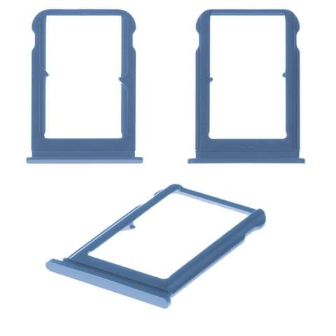 Держатель (лоток) SIM-карты Xiaomi Mi 9, M1902F1G, синий, Original (PRC)