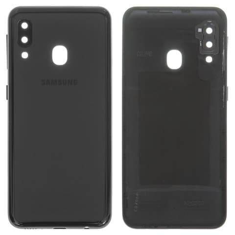Задняя крышка Samsung SM-A202 Galaxy A20e, черная, Original (PRC) | корпус, панель аккумулятора, АКБ, батареи