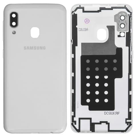 Задняя крышка Samsung SM-A202 Galaxy A20e, белая, Original (PRC) | корпус, панель аккумулятора, АКБ, батареи