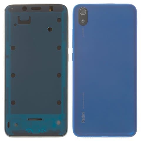 Корпус Xiaomi Redmi 7A, MZB7995IN, M1903C3EG, M1903C3EH, M1903C3EI, синій, Matte Blue, Original (PRC), (панель, панели)