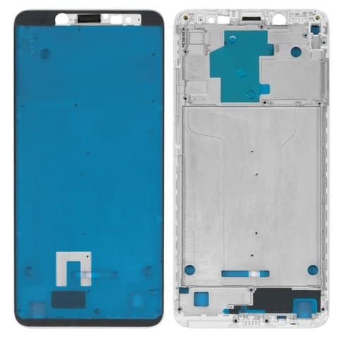 Рамка (основа) крепления дисплея Xiaomi Redmi Note 5, Redmi Note 5 Pro, M1803E7SG, белая