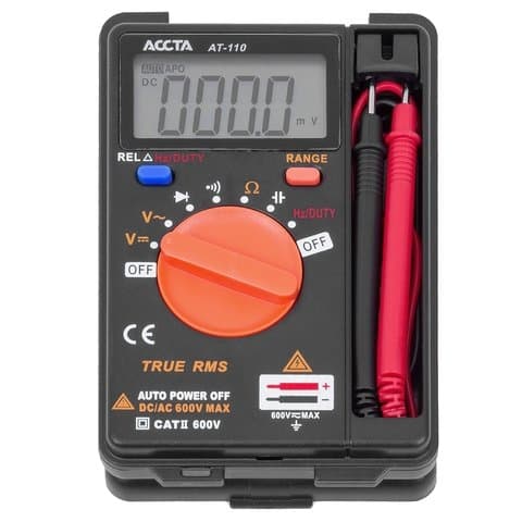 Карманный цифровой мультиметр Accta AT-110