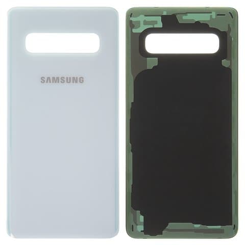 Задняя крышка Samsung SM-G973 Galaxy S10, белая, Original (PRC) | корпус, панель аккумулятора, АКБ, батареи