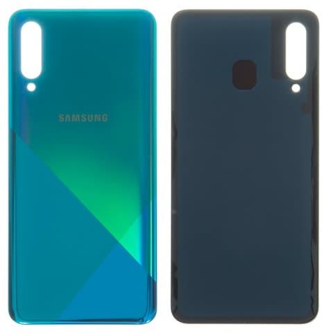 Задняя крышка Samsung SM-A307 Galaxy A30s, зеленая, Prism Crush Green, Original (PRC) | корпус, панель аккумулятора, АКБ, батареи