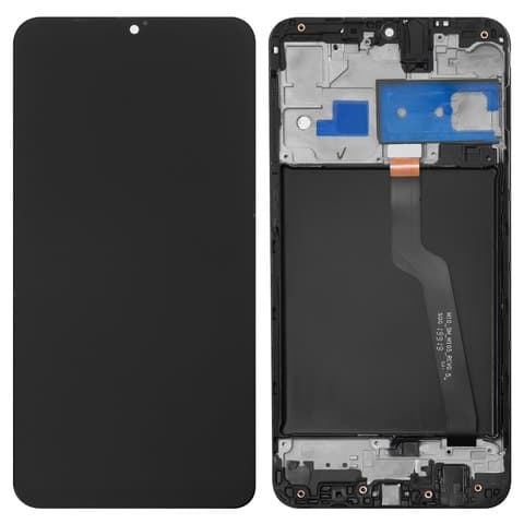 Дисплей Samsung SM-A105 Galaxy A10, чорний | з тачскріном | в передній панелі | Original (реновація) | дисплейный модуль, экран