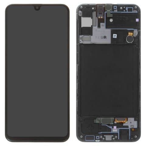 Дисплей Samsung SM-A307 Galaxy A30s, черный | с тачскрином | с передней панелью | Original (Сервис-Центр), GH82-21190A, GH82-21329A, GH82-21385A, GH82-21189A | дисплейный модуль, экран, монитор