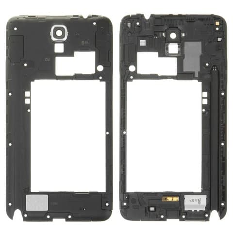 Средняя часть корпуса Samsung SM-N7505 Note 3 Neo Duos, черная, Original (PRC), (сердцевина, основа, станина, середина)