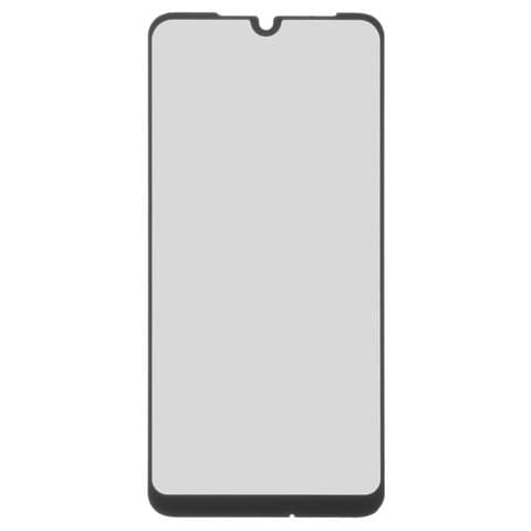 Закаленное защитное стекло Xiaomi Redmi 7, M1810F6LG, M1810F6LH, M1810F6LI, черное, Full Glue (клей по всей площади стекла), совместимо с чехлом