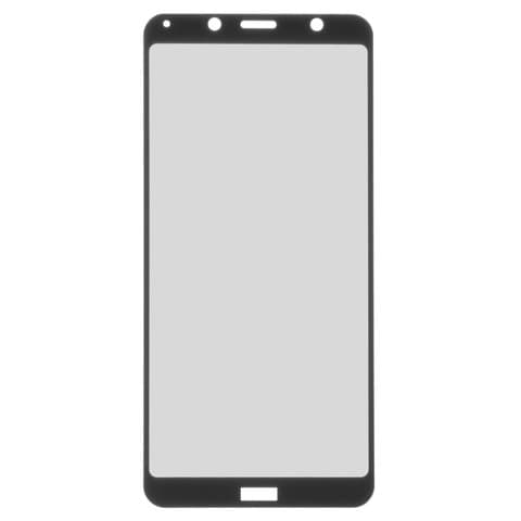 Закаленное защитное стекло Xiaomi Redmi 7A, MZB7995IN, M1903C3EG, M1903C3EH, M1903C3EI, черное, Full Glue (клей по всей площади стекла), совместимо с чехлом