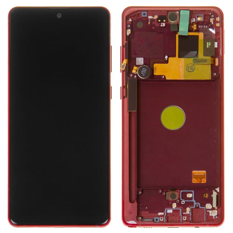 Дисплей Samsung SM-N770 Galaxy Note 10 Lite, червоний | з тачскріном | в передній панелі | Original (Сервис-Центр), GH82-22055C, GH82-22193C, GH82-22194C, GH82-22192C | дисплейный модуль, экран