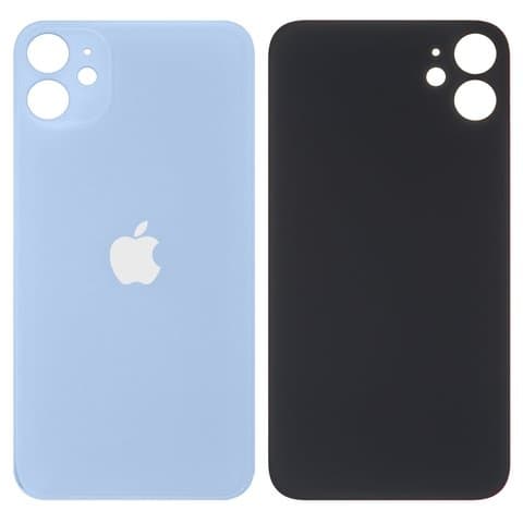 Задняя крышка Apple iPhone 11, фиолетовая, не нужно снимать стекло камеры, big hole, Original (PRC) | корпус, панель аккумулятора, АКБ, батареи