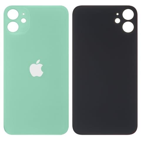 Задняя крышка Apple iPhone 11, зеленая, не нужно снимать стекло камеры, big hole, Original (PRC) | корпус, панель аккумулятора, АКБ, батареи