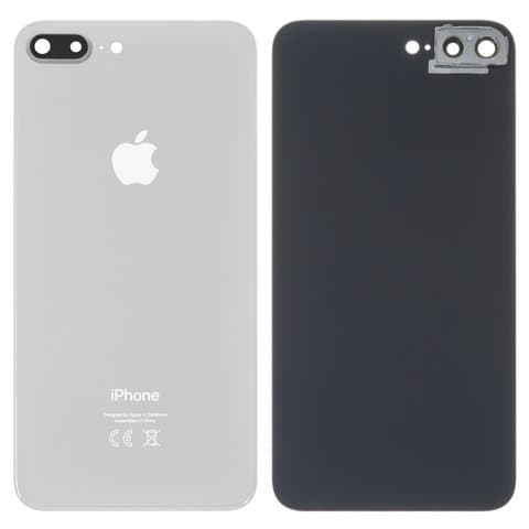 Задняя крышка Apple iPhone 8 Plus, белая, со стеклом камеры, Original (PRC) | корпус, панель аккумулятора, АКБ, батареи