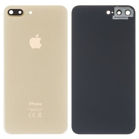 Задняя крышка Apple iPhone 8 Plus, золотистая, со стеклом камеры, Original (PRC) | корпус, панель аккумулятора, АКБ, батареи