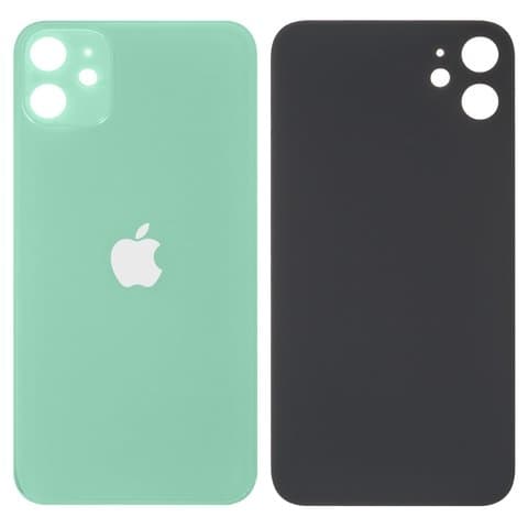 Задняя крышка Apple iPhone 11, зеленая, нужно снимать стекло камеры, small hole, Original (PRC) | корпус, панель аккумулятора, АКБ, батареи