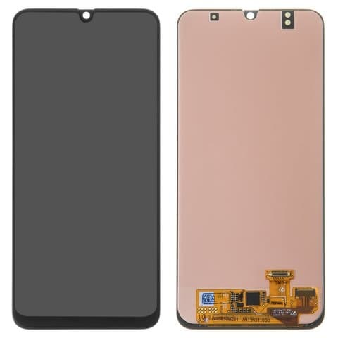 Дисплей Samsung SM-A305 Galaxy A30, черный | с тачскрином | Original (реновация), Super AMOLED | дисплейный модуль, экран