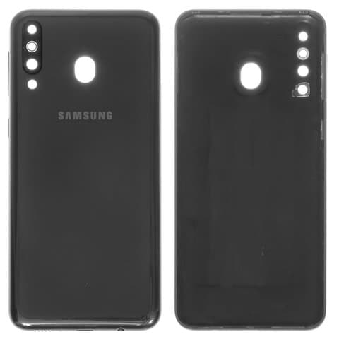 Задняя крышка Samsung SM-M305 Galaxy M30, черная, Original (PRC) | корпус, панель аккумулятора, АКБ, батареи