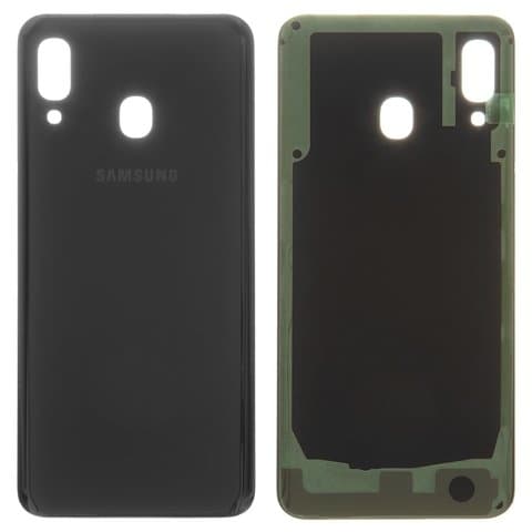 Задняя крышка Samsung SM-A205 Galaxy A20, черная, Original (PRC) | корпус, панель аккумулятора, АКБ, батареи