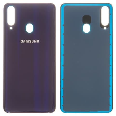 Задняя крышка Samsung SM-A207 Galaxy A20s, синяя, Original (PRC) | корпус, панель аккумулятора, АКБ, батареи